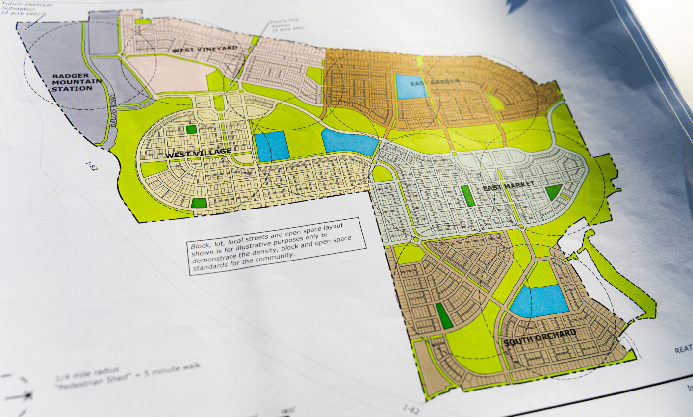 badger mountain vision map photo