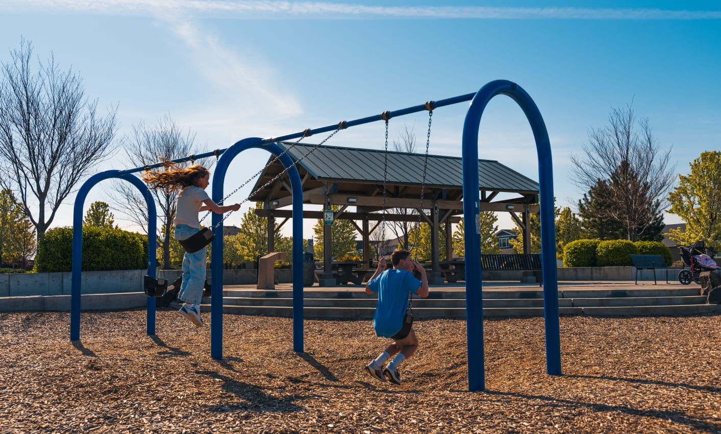 park with swingset
